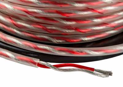 Кабель Акустический   AurA  SCC-440T  2x4mm (12Ga), луженая медь витая пара цена за 1 метр