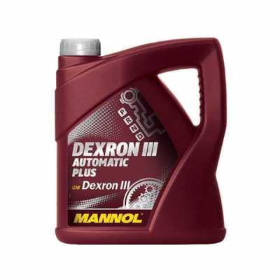 Масло трансмиссионное Mannol ATF Dexron III 4 л