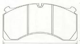колодки дисковые !с полн. р/к,29124 \ROR