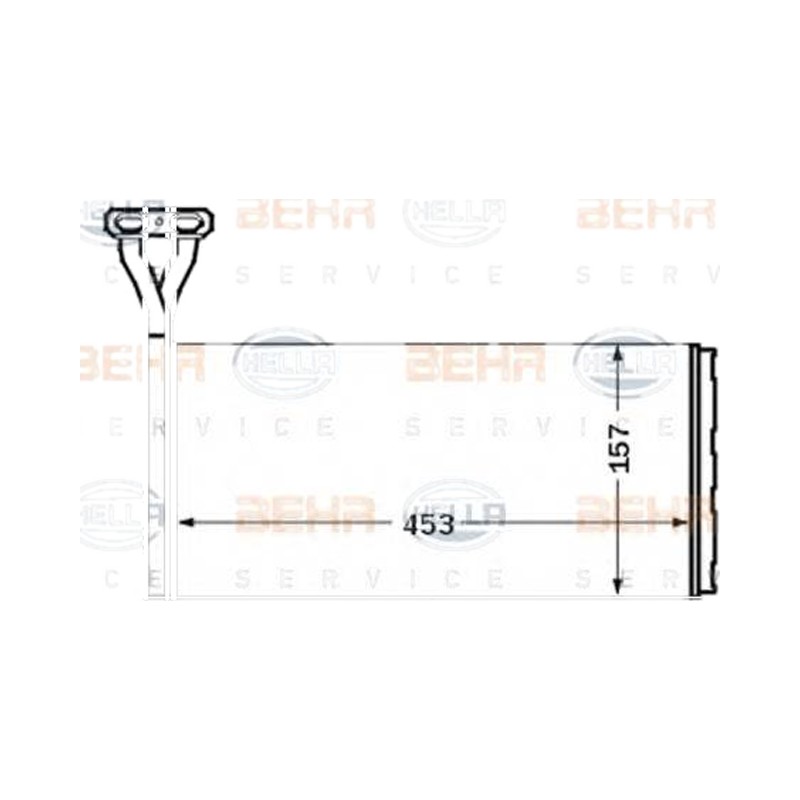 Радиатор отопителя. 4 Series CP, CR, CT; P/G/R/T Series CP, CG, CR, CT -- chassis 2031570, -- chassi