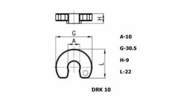 Ключ для пластиковых фитингов D10