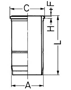 Гильза VO FH12 D12C/D (с уплот. кольцами)