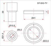 Наконечник  катушки зажигания Тойота Авенсис