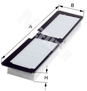 Фильтр салона IVECO 439.6x99x38