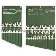 Набор ключей комбинированных усиленных 27 предм. "ДелоТехники"