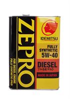 Масло моторное синтетическое Zepro Diesel 5W-40, 4л