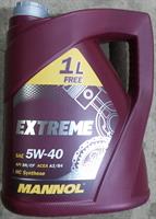 Масло моторное синтетическое EXTREME 5W-40, 5л
