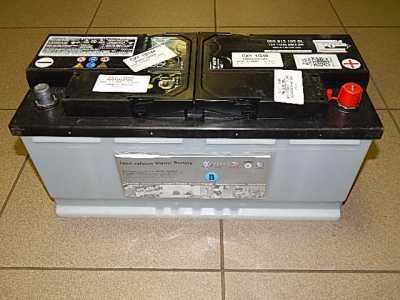 АКБ 110 а/ч VAG  920А 12В обратная полярн. стандартные клеммы 393x175x190mm