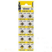Батарейка щелочная VINNIC L736 (AG3,384) (цена за 1 батарейку) бл/10