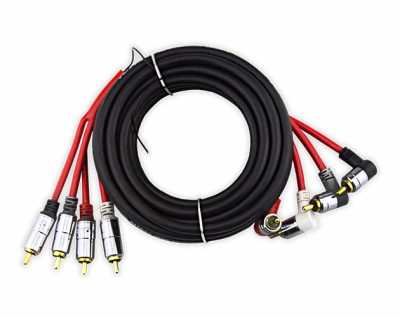 Кабель RCA 4-х канальные 5 метров  Ural  4RCA-PT5M