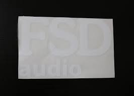 Наклейка   FSD sticker 100 mm x 240 mm (наклейка 100мм x 240мм)