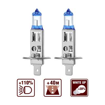 Лампа галоген 12V H1 55W Sirius (к-т 2шт.)