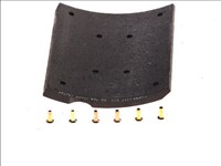 Накладки тормозные 19496 2-рем (410x223) 93059 MB / MAN