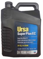 Масло моторное полусинтетическое Ursa Super Plus EC 15W-40, 3.785л