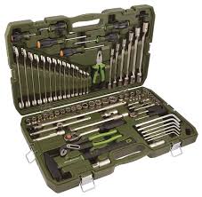 Набор инструмента для ремонта иномарок 1/2", 1/4" 89 предм.