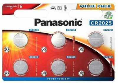 Батарейка  CR2025 PANASONIC