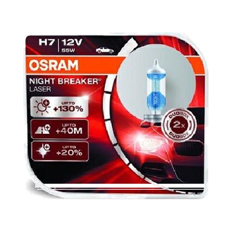 Лампа галоген 12V H7 55W OSRAM Night breaker laser