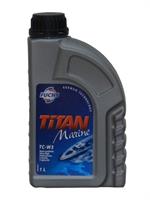 Масло моторное синтетическое TITAN MARINE TC-W3, 1л