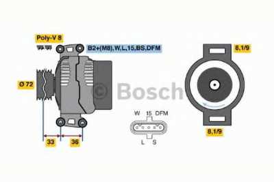 генератор! 28V 80A со шкивом \ Scania P/G/R/T-series