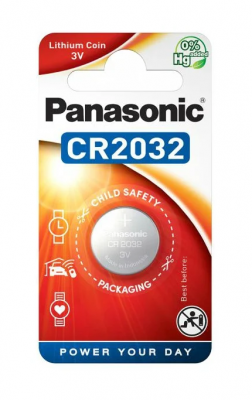Батарейка литиевая PANASONIC CR2032 дисковая 3B (цена за 1 батарейку) бл/6