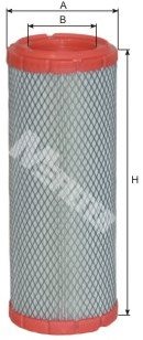 Фильтр воздушный John Deere     (d= 61  D=105  H=271)     / Carrier, Caterpillar, Bobcat, Komatsu