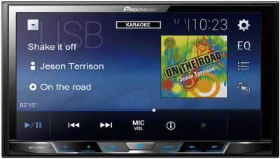 Автомагнитола  Pioneer  MVH-A300V 2DIN