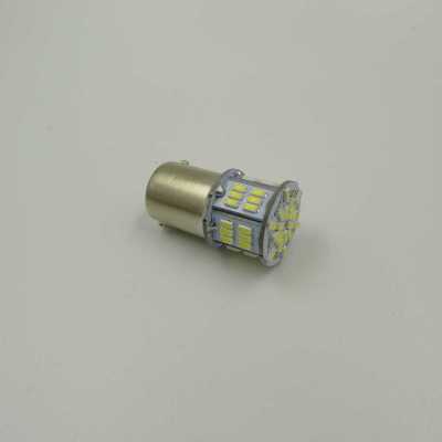 Светодиод Т15  S099A /красный/ (BA15S) S25 54SMD 3014 1 contact, блистер 1 шт