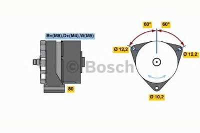 Генератор 28V 80A DAF F800-2700/45/65/75/85/95CF/XF
