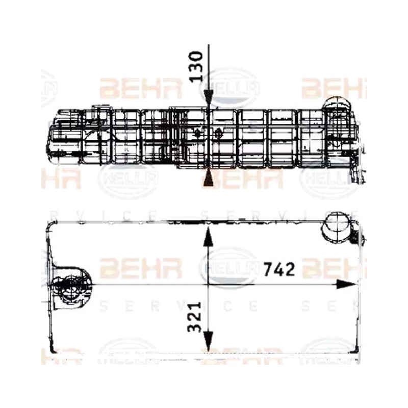Бачок расширительный MAN F90