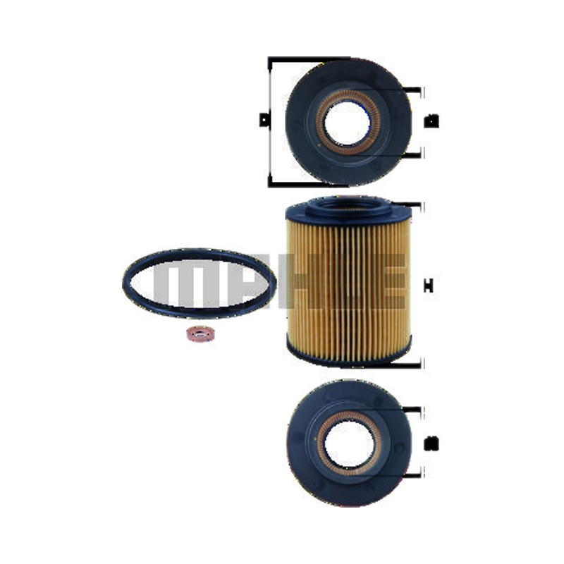 Фильтр маслянный BMW E36/E39 mot.M50/M52/M54 ,E38 mot.M67