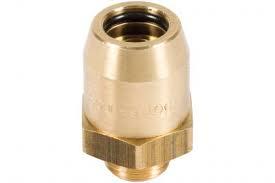 Соединитель (бронза) прямой / M16 - 15мм