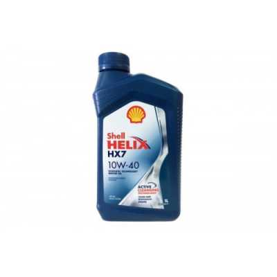 Масло мот.10w40  Shell Helix HX7    1л