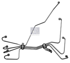 Трубка топливная, комплект на 4 цил. MB OM402A/LA (правая сторона)