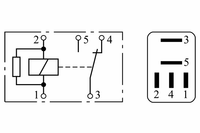 Реле 12V 10/30A универсальное