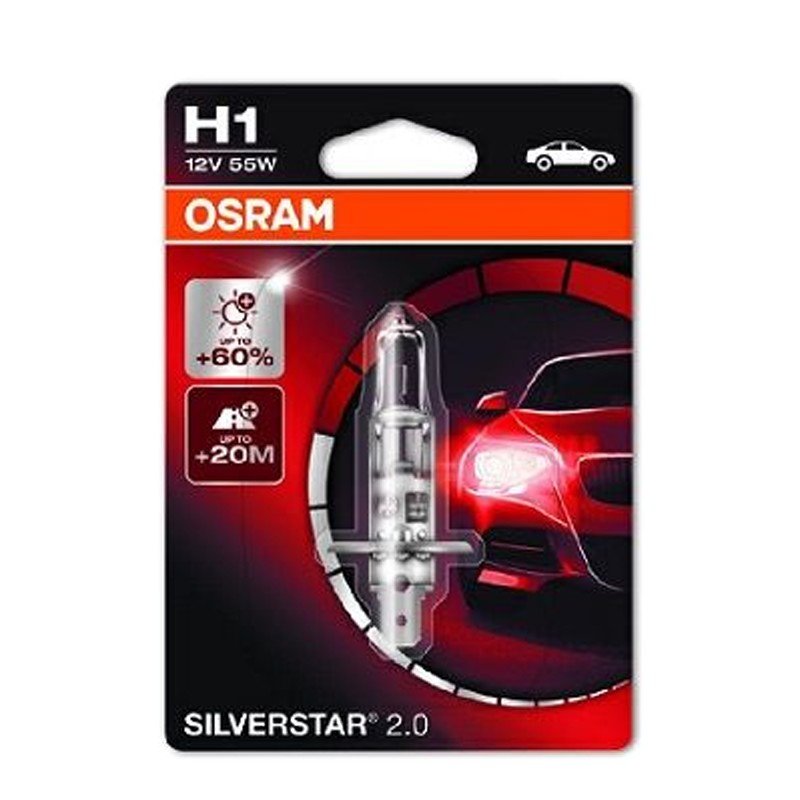 Лампа галоген 12V H1 55W OSRAM