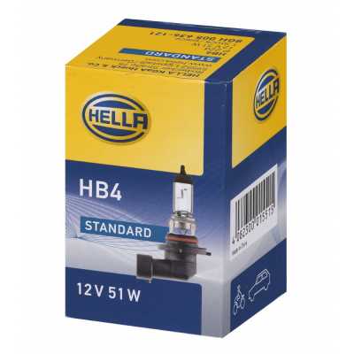 Лампа галоген 12V HB4 P22D 51W