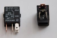 Реле 98 включения вент. 4-х конт. ВАЗ-1118 (20А 12В Т-обр.)