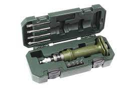 Отвертка ударная с усил.защит.рукояткой 6 насадок 5\16