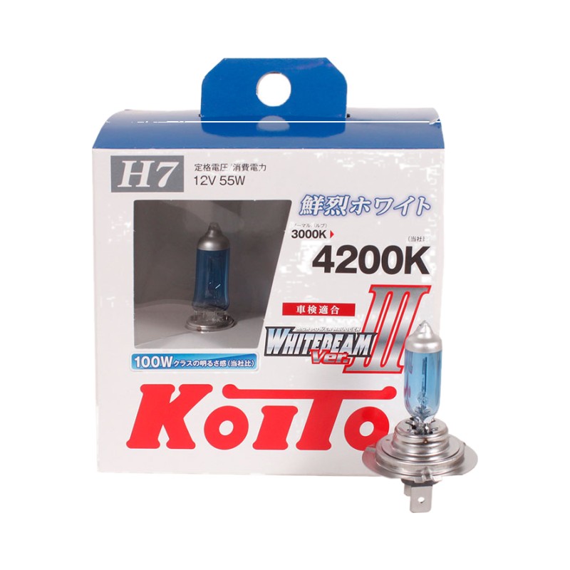 Лампа галоген 12V H7 100W KOITO 4200K