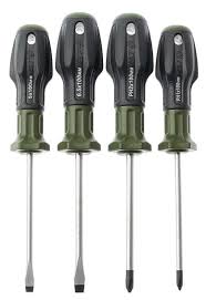 Набор отверток 4 предм. (PH1х100, РН2х100, 5х100, 6,5х100 мм) в блистере.