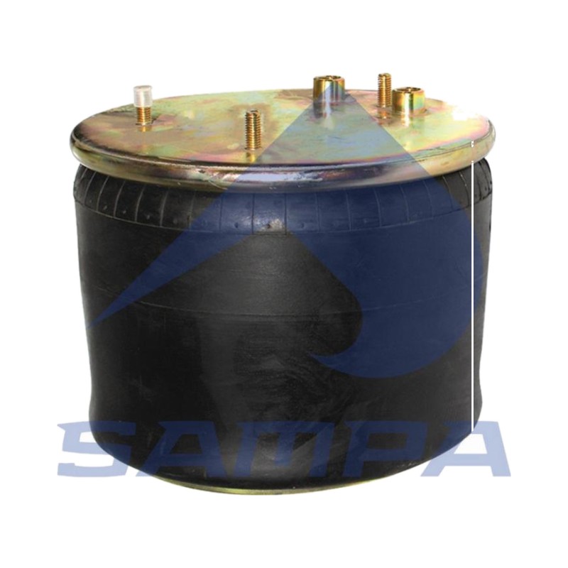 Пневмоподушка со стаканом верх: 3шп. 2штуц низ: 1отв DAF 105