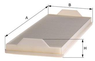 Фильтр салона MB Axor