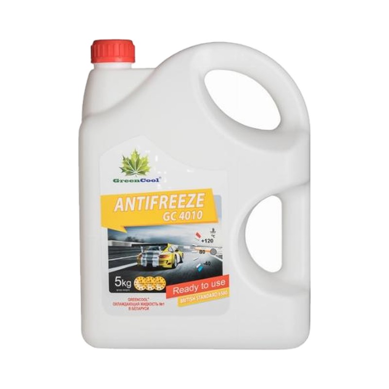Антифриз GreenCool GС4010 [жёлтый], готовый, 5кг