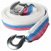 Трос буксировочн.3,5т. 2 крюка лента (Сигма)
