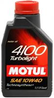 Масло моторное полусинтетическое 4100 TURBOLIGHT 10W-40, 1л