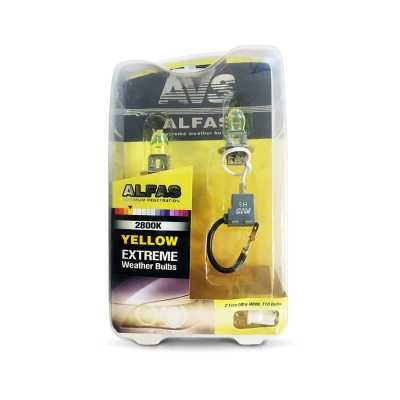 Лампа галоген 12V H3 AVS 2800K Alfas (к-т 2шт.)