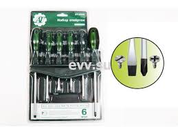 Набор отверток "АВТОТОРГ" 6пр. с круглым стержнем