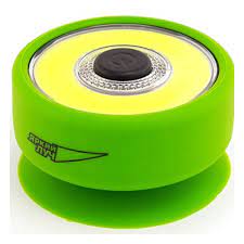 Фонарь ЯРКИЙ ЛУЧ L-210 "Лягушка" зеленый на присоске COB-диод 210лм на 3хААА