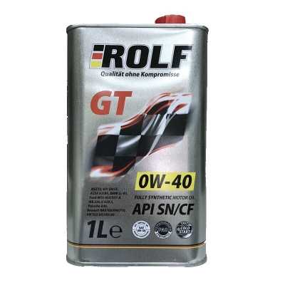 Масло мот. 0W40 ROLF GT SAE API SN/CF 1л синтетическое
