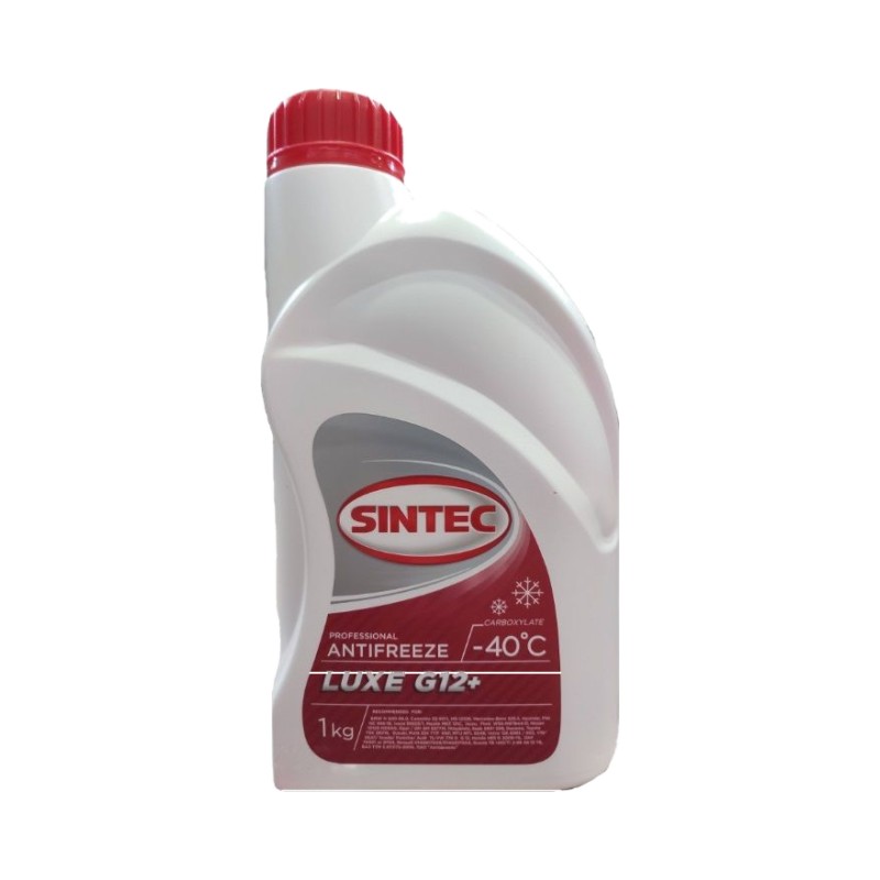 Антифриз Sintec LUX G12 1л (красно-оранжевый)